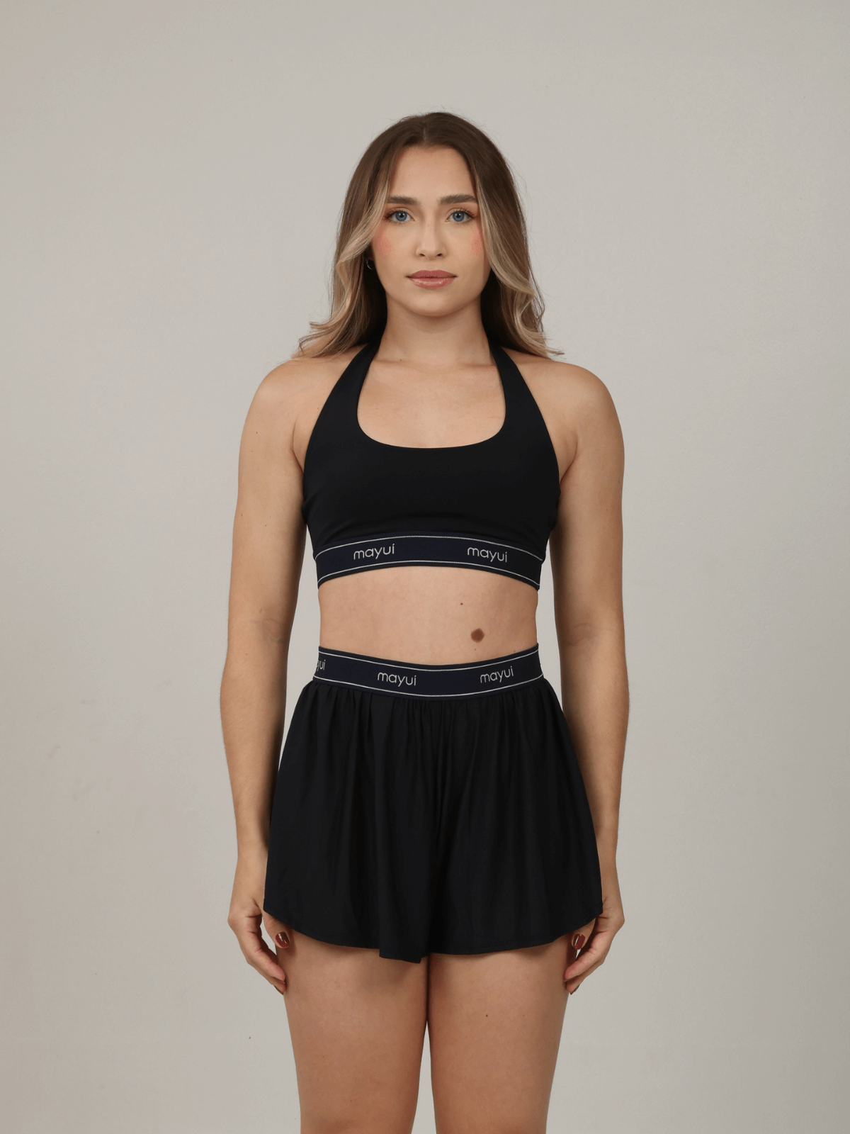 TOP NEW SINGLE PRETO COM AZUL NAVY