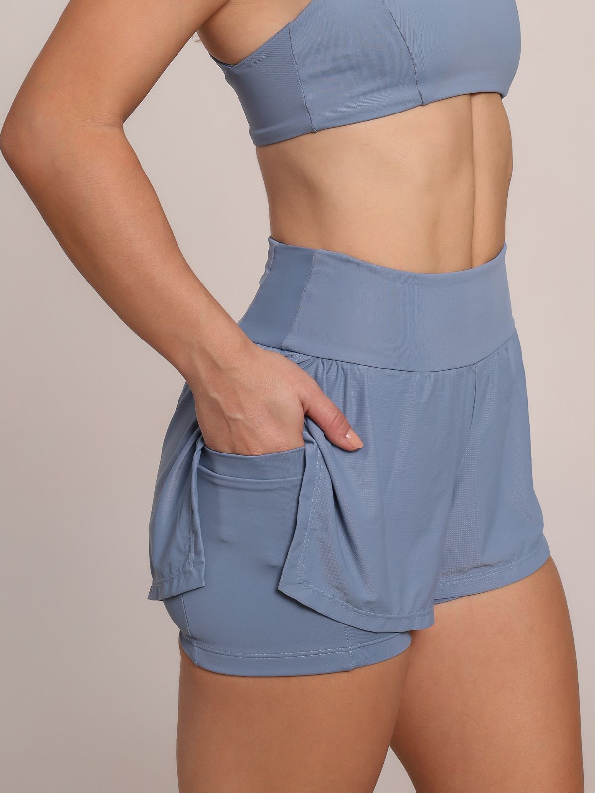 SHORT FLOW DENIM