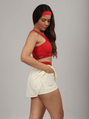 SHORT AIR VERMELHO VELVET