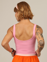 REGATA TANK ROSA BUBBLE