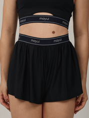 SHORT AIR PRETO COM AZUL NAVY