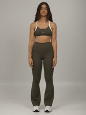 LEGGING FLARE VERDE CROCO