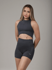CROPPED MAXI CINZA
