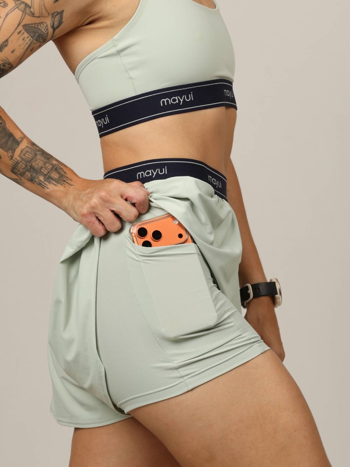 SHORT AIR MINTY COM AZUL NAVY